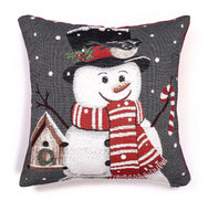 Velosso Snowman Birdhouse Cushion