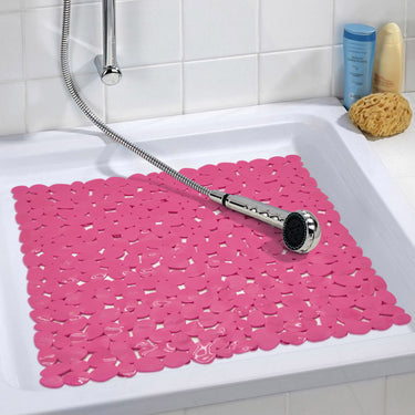 PVC Pebble Suction Shower Mat Anti Slip