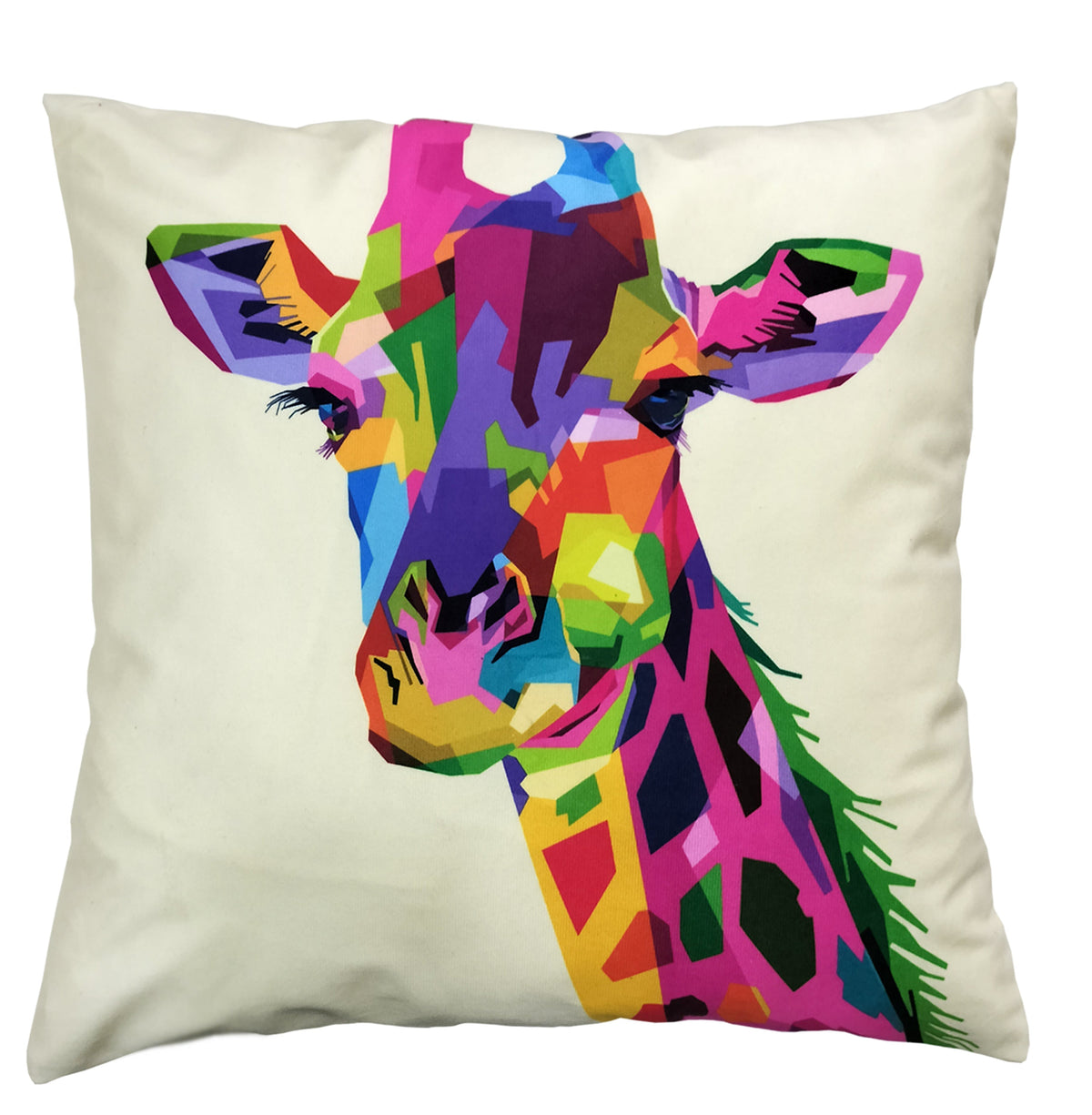Velosso Watercolour Giraffe Cushion