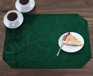 Kitchen Trends Rose Jacquard Placemats