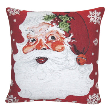 Xmas Tapestry Santa Cushion Cover