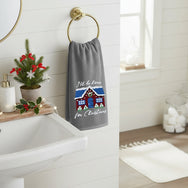 Velosso Ill Be Home 2 Pack Christmas Cotton Hand Towels