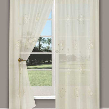 Diamante Embroidered Voile Panel
