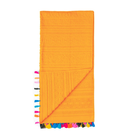 Velosso Velour Tassle Beach Towel