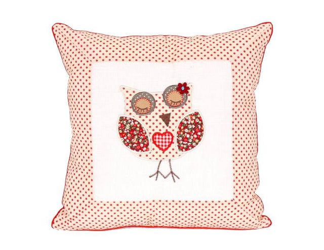 Intimates CLOSED EYE Owl Filled Removable Cushion