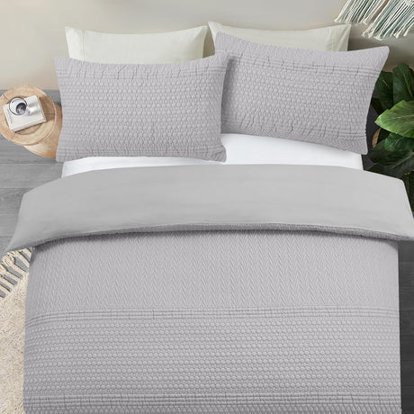 Velosso Paloma Pinsonic Bobble Pattern Duvet Cover And Pillowcase Set