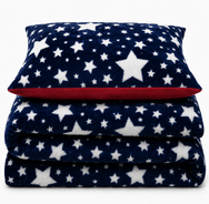 Velosso Galaxy Teddy Duvet Cover & Pillowcase Set