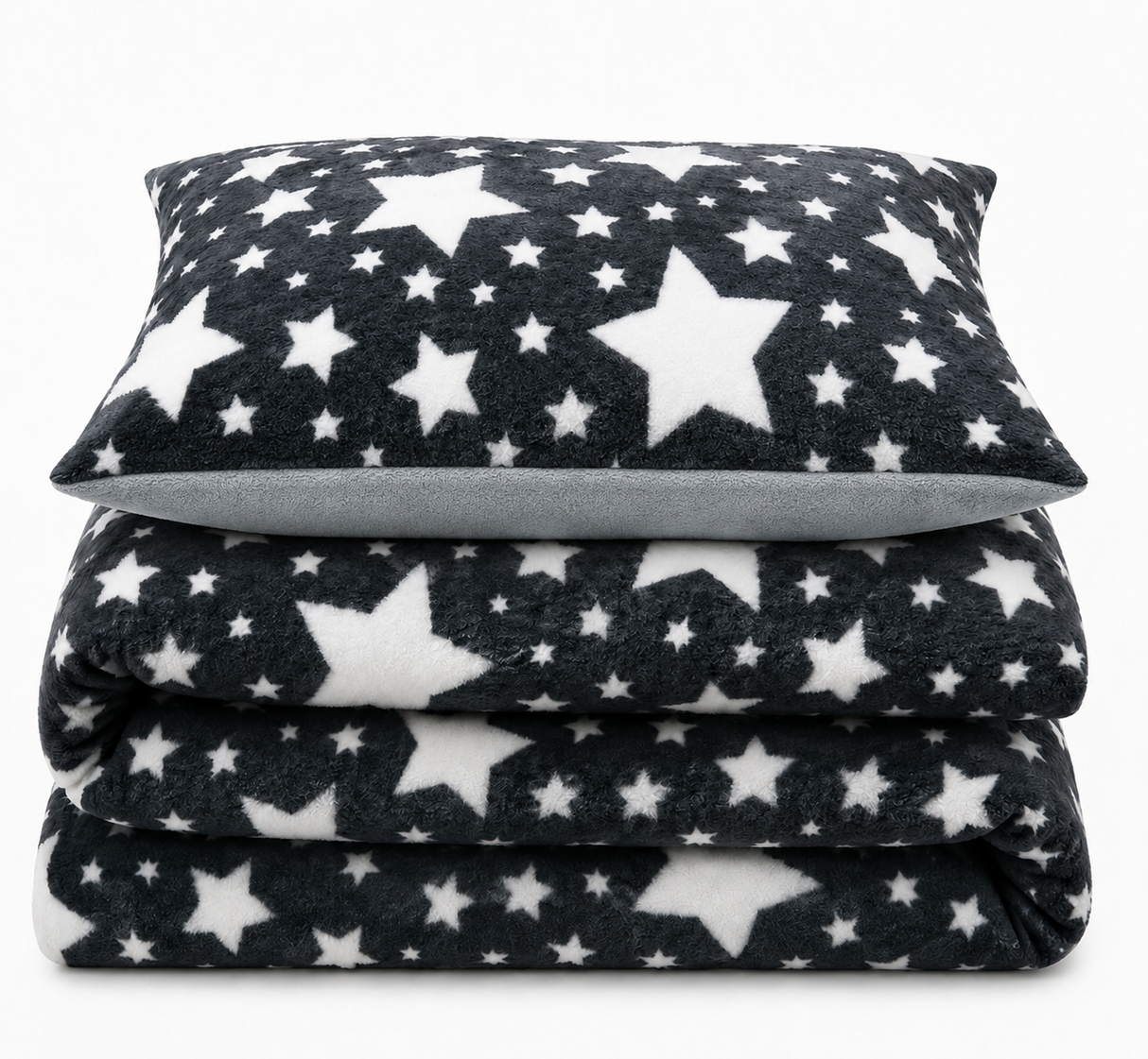Velosso Galaxy Teddy Duvet Cover & Pillowcase Set
