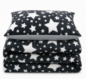 Velosso Galaxy Teddy Duvet Cover & Pillowcase Set