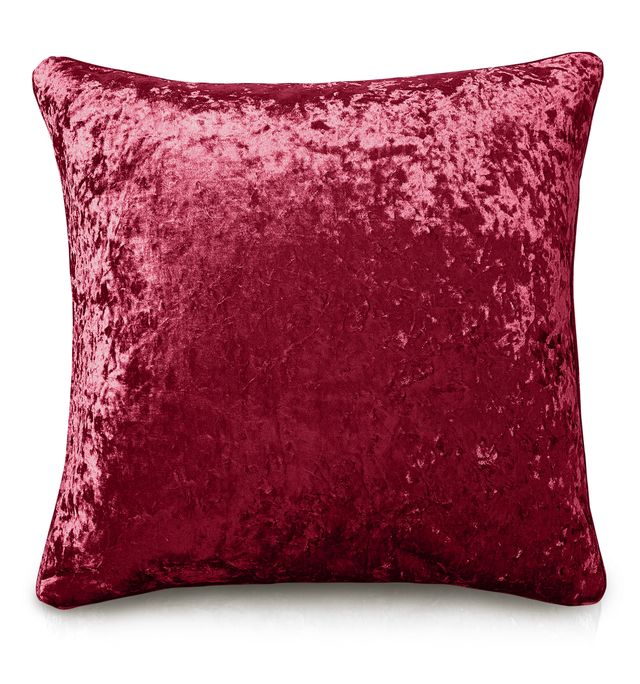 Intimates PLAIN CRUSHED VELVET filled removable cushion