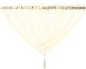 Intimates Riva Plain Sheer Voile Swag