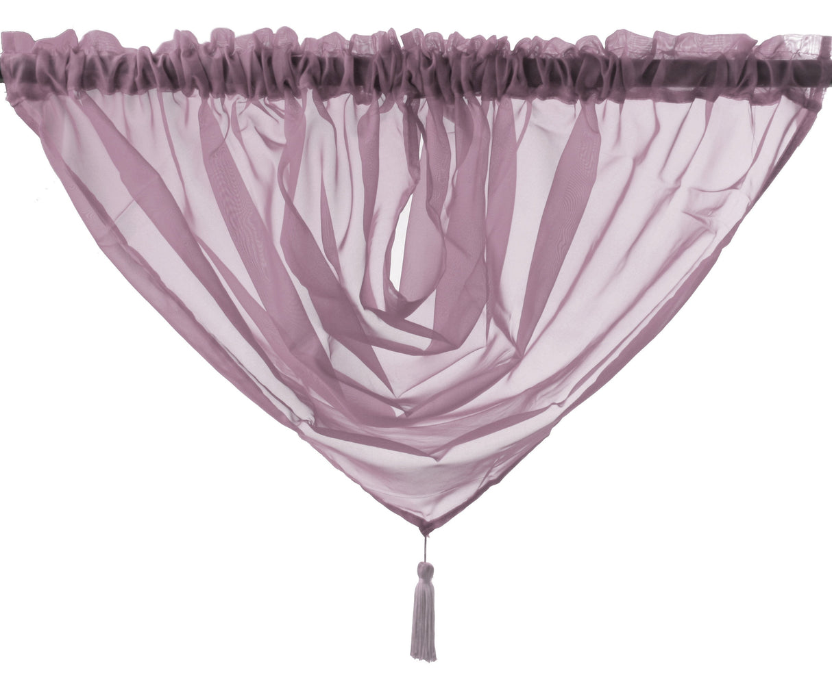 Intimates Riva Plain Sheer Voile Swag
