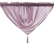 Intimates Riva Plain Sheer Voile Swag