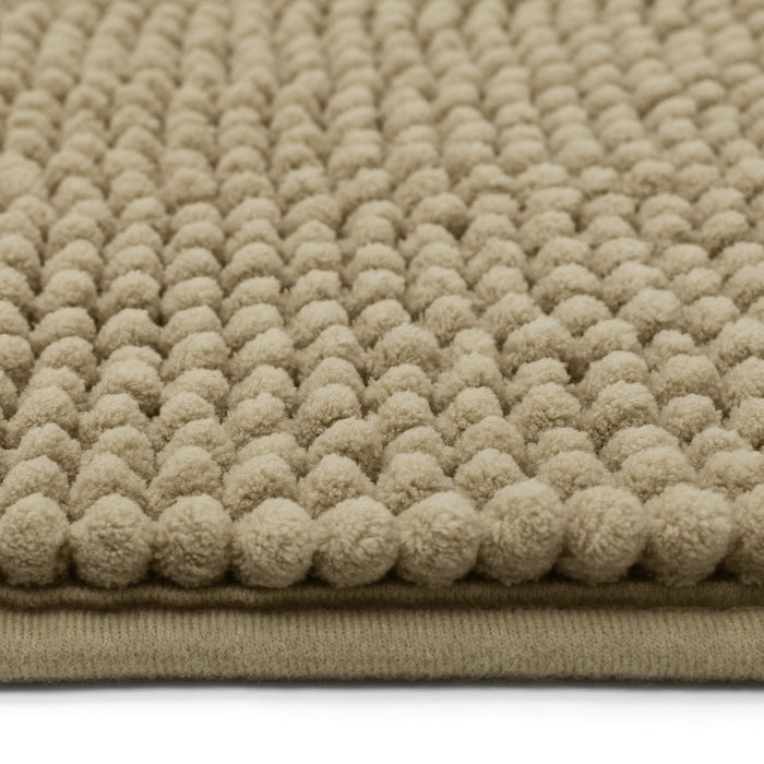 Luxury Non-Slip Soft Natural Bath Mat Shaggy Noodle Super Absorbent Microfiber Bathroom Mat