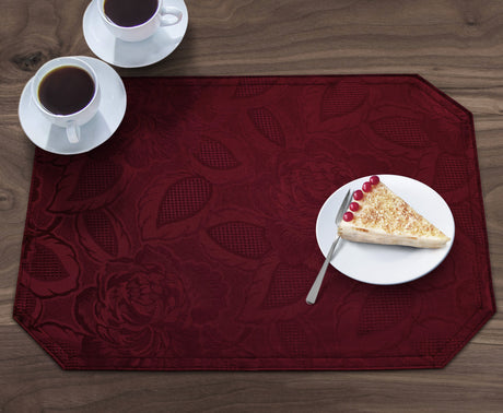 Kitchen Trends Rose Jacquard Placemats