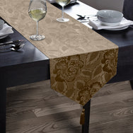 Kitchen Trends Rose Jacquard Table Runner