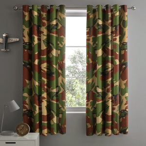 Velosso Camouflage Ring Top Curtains