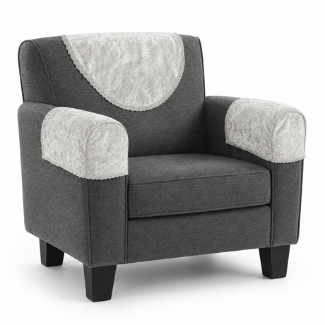 Home Republic Crushed Velvet Sofa Caps