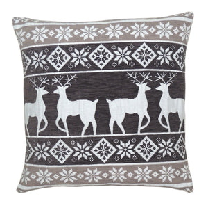 Velosso Xmas Chenille Stag Cushion