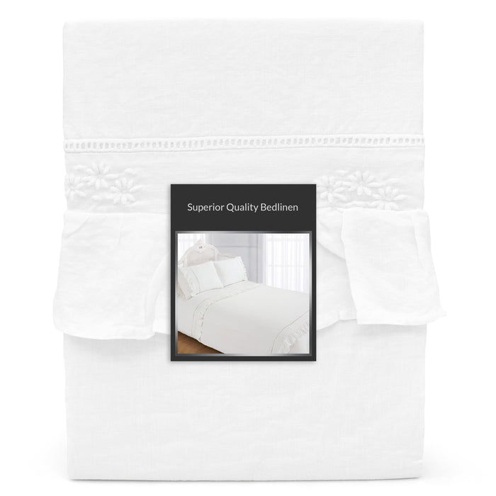 Angelica Stone Washed Duvet Cover & Pillowcase Set