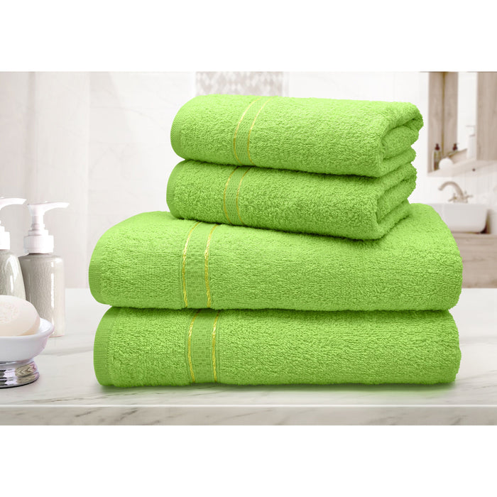 400gsm Cotton Aspen Bright Green Towel