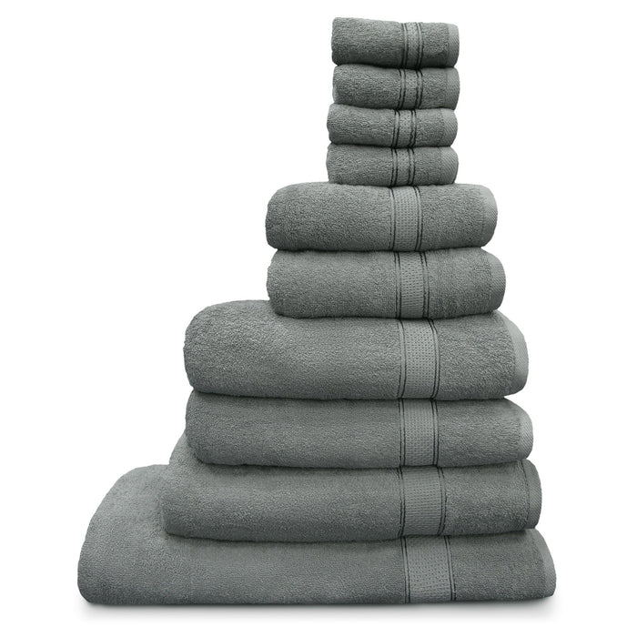 400gsm Cotton Aspen Grey Towels