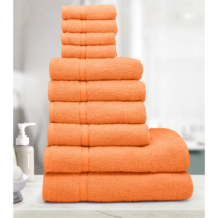 400gsm Cotton Aspen Orange Towel