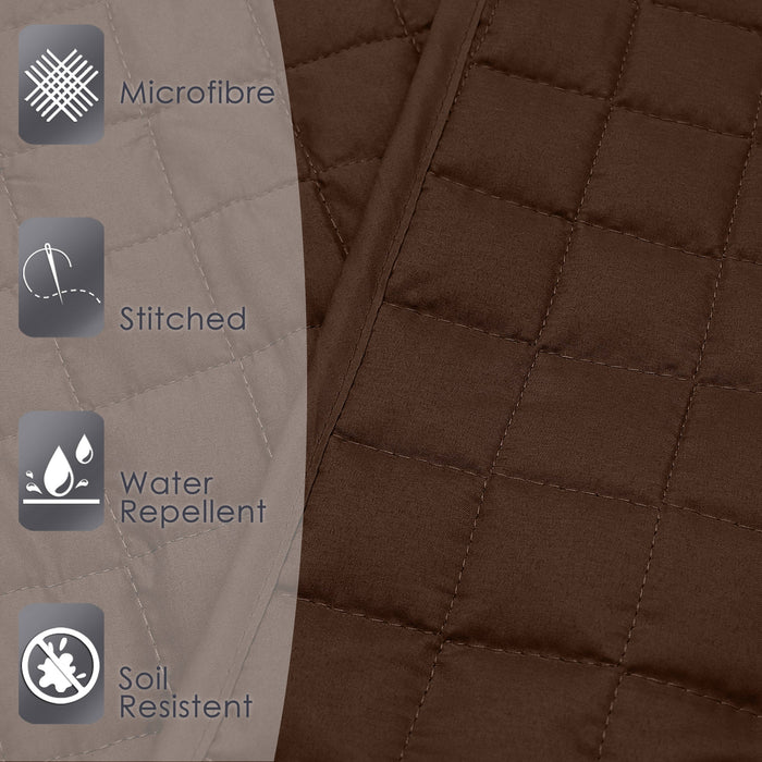 Velosso Chocolate Water Repellent Sofa Protector