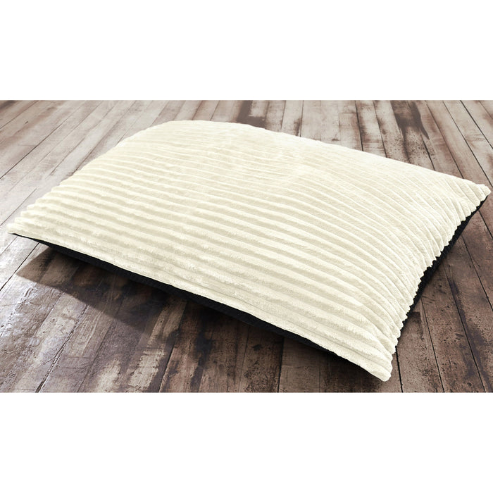 Corduroy Cream Floor Cushion