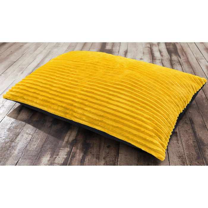 Corduroy Ochre Floor Cushion