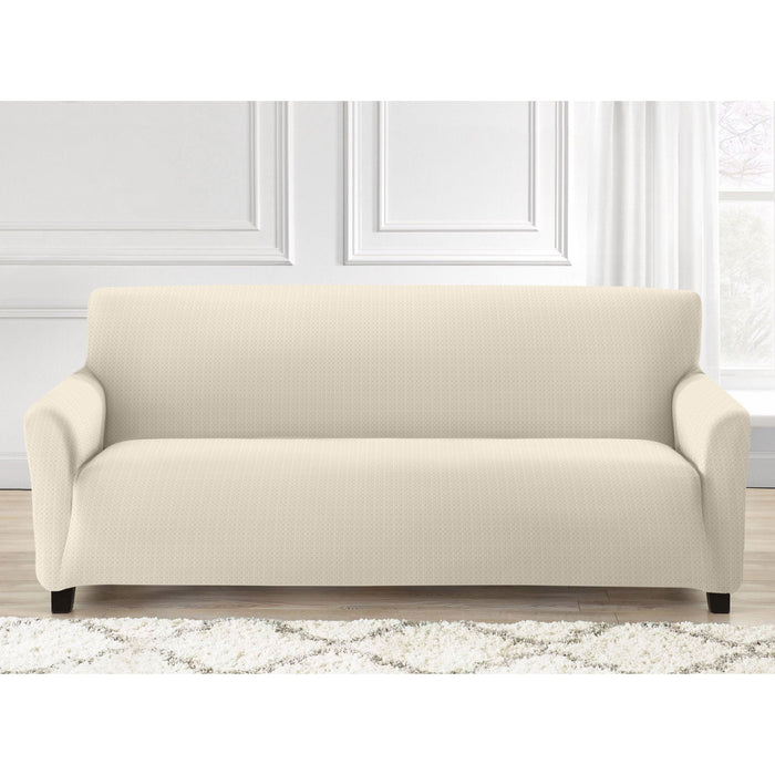 Denver Stretch Cream Sofa Cover