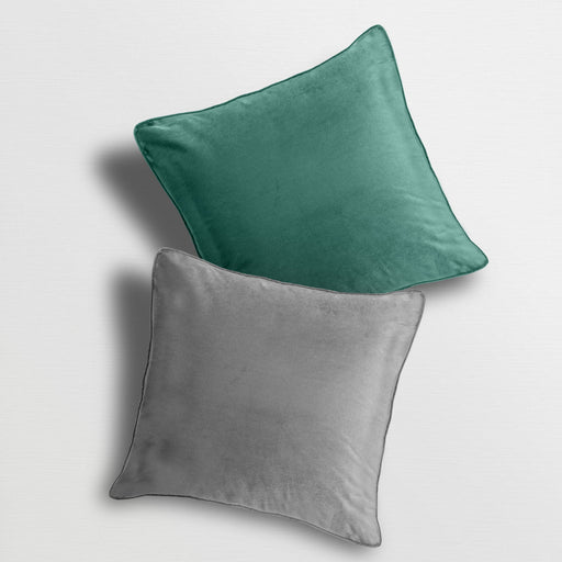 Luna Velvet Emerald / Silver Cushion Cover