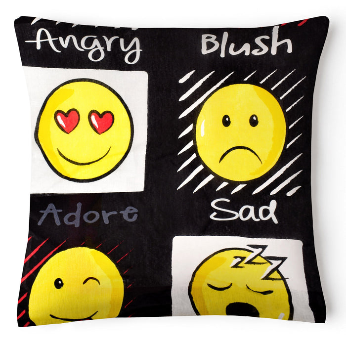 Expressions Black Cushion Cover