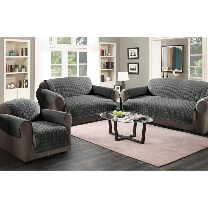 Velosso Grey Water Repellent Sofa Protector