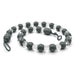 Krystal Charcoal Beaded Curtain Tieback