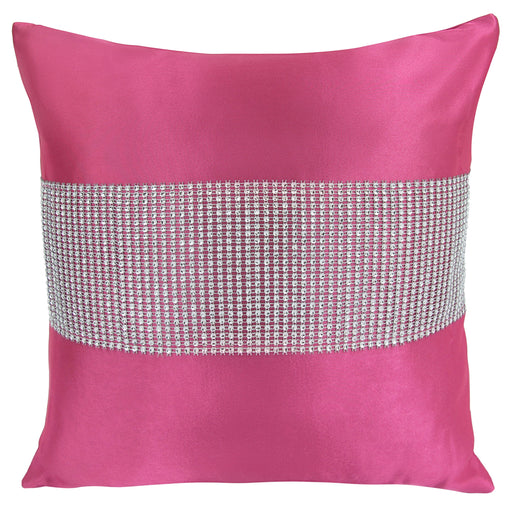 Manhattan Fuchsia Diamante Cushion Cover