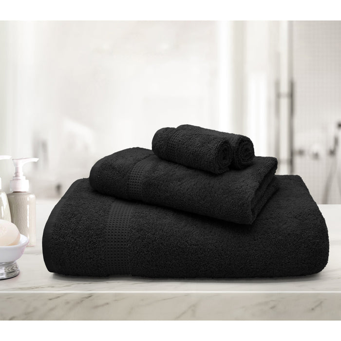 Egyptian 600gsm Black Cotton Towels