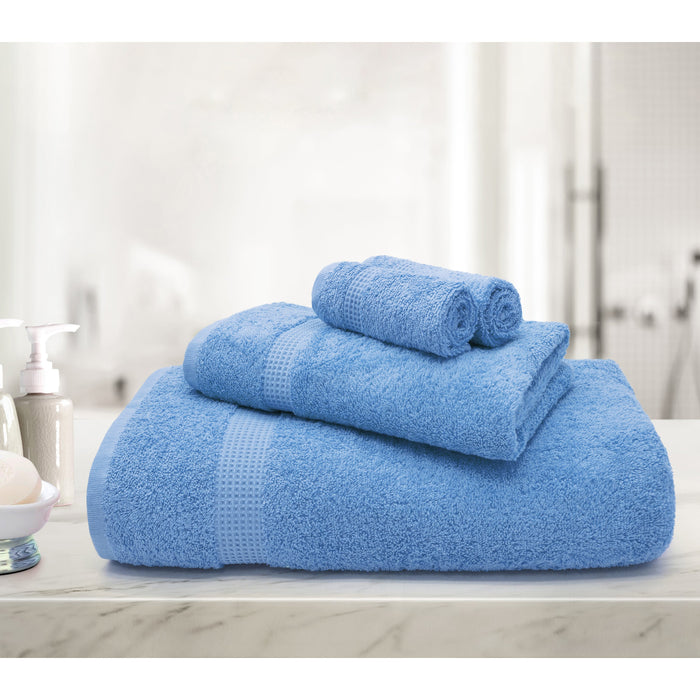 Egyptian 600gsm Blue Cotton Towels