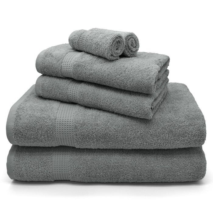 Egyptian 600gsm Grey Cotton Towels