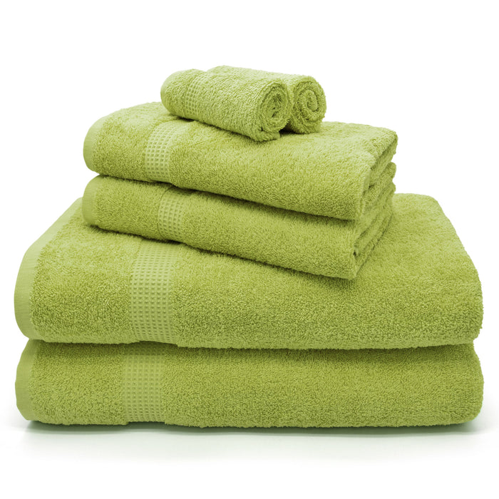 Egyptian Mayfair 600gsm Cotton Lime Towels