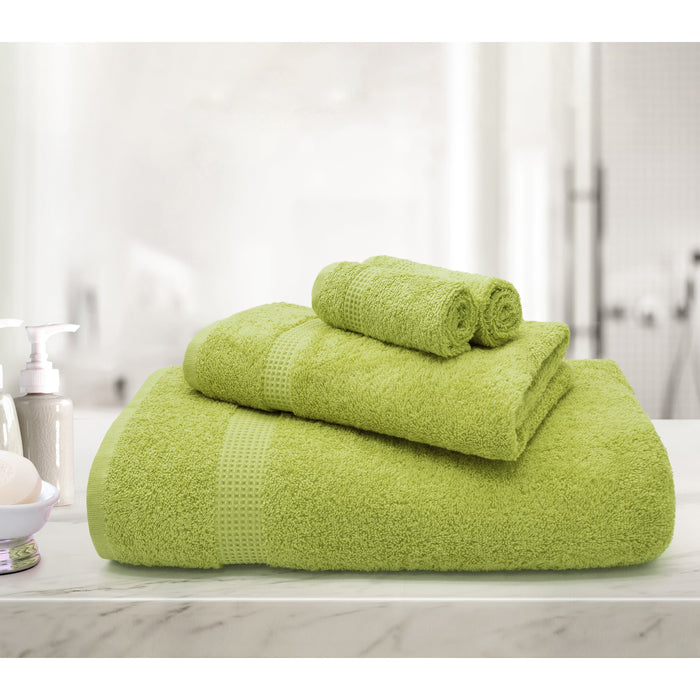Egyptian Mayfair 600gsm Cotton Lime Towels