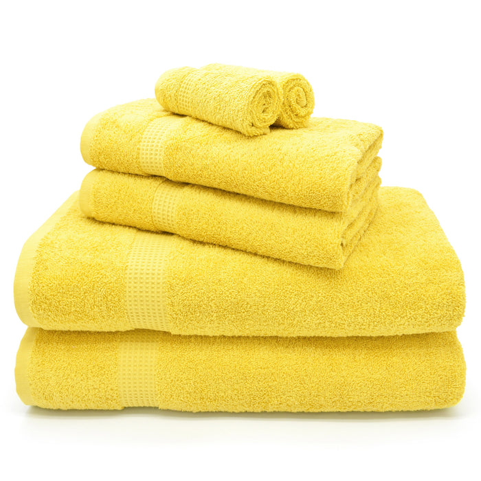 Egyptian 600gsm Yellow Cotton Towels