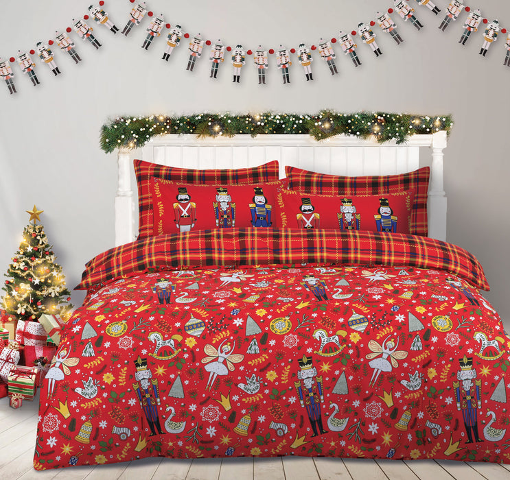 Nutcracker Duvet Cover & Pillowcase Set