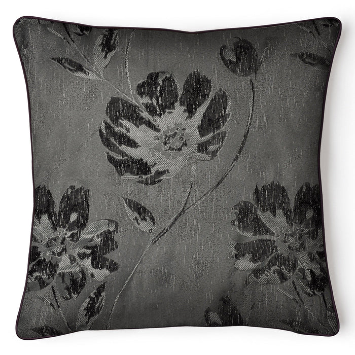 Panache Jacquard Sparkle Black Cushion Cover