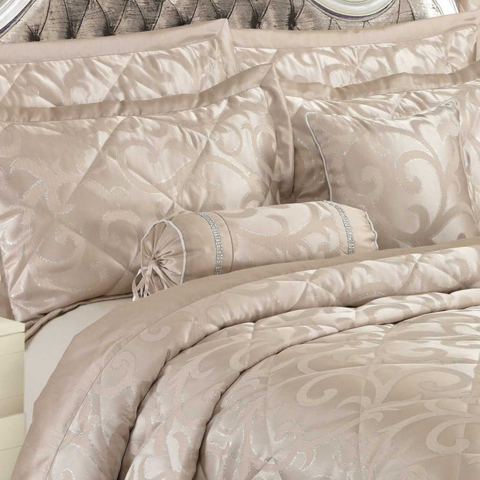 Sweet Dreams Renoir Luxury Jacquard Sparkle Natural Neckroll