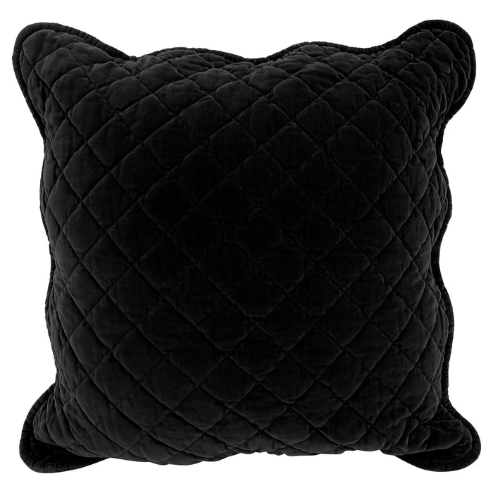 Sanzio Black Velvet Cushion Cover
