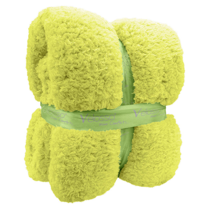 Teddy Green Sherpa Blanket