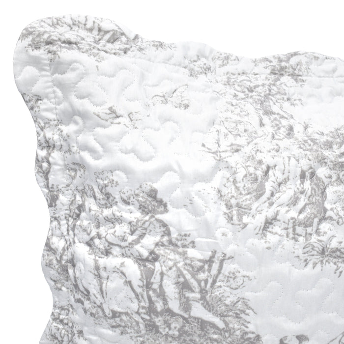 Toille Grey Bedspread Set