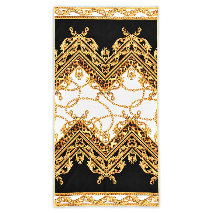 Vitali Beach & Travel Towel Black Gold