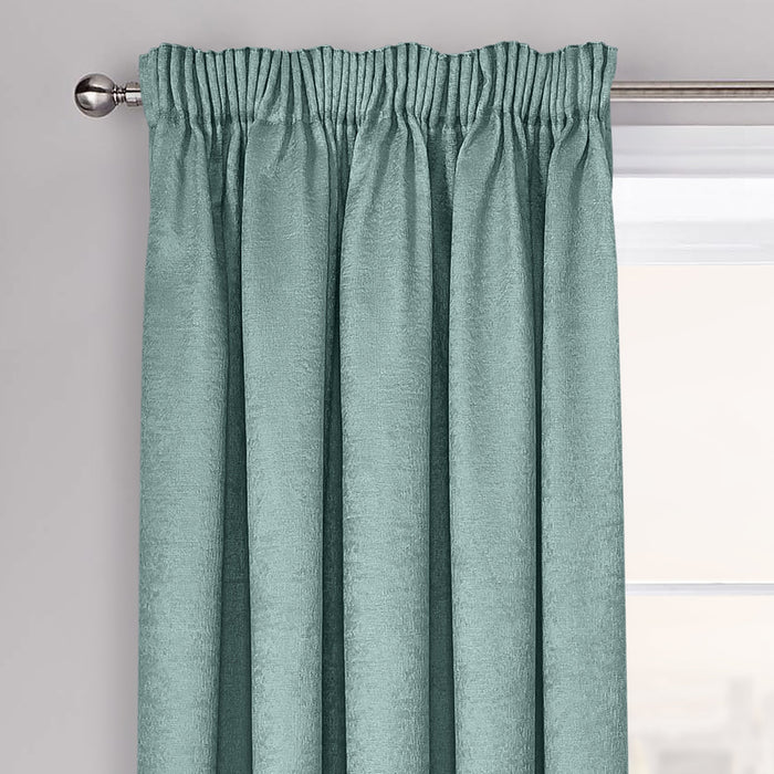 Westwood Duck Egg Dimout Pencil Pleat Curtains